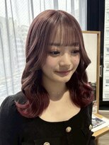リー 梅田(Lee)&nbsp;eri/ブリーチ1～2回/エンドカラー/ピンクベージュ/グレージュ
