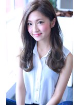 ラファンジュ ヘアー クレオ(Rohange hair Creo)&nbsp;【Creo】ミルキーベージュ×リラクシーロング#フォギーベージュ