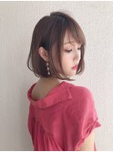 ♪シンプルワンカール大人ボブ♪