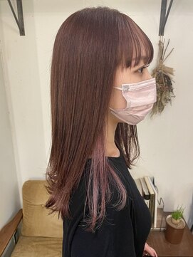 ベック ヘアサロン(BEKKU hair salon) イヤリングカラー☆ベビーピンク