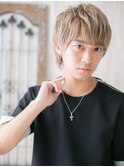 モテ髪のハイトーンショートウルフM