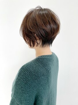 トータルビューティーハウス フラップ ミチ 野田店(total beauty house flap MICHI) 【flap MICHI島田和也】襟足すっきりショートボブ