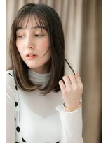 カバーヘア ブリス 川口(COVER HAIR bliss)&nbsp;グレーベージュ大人ハイライト小顔ワンカールZ川口10代20代30代