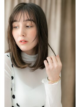 カバーヘア ブリス 川口(COVER HAIR bliss) グレーベージュ大人ハイライト小顔ワンカールZ川口10代20代30代