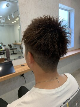 オリガミ(Origami) ツーブロックスパイキーショート