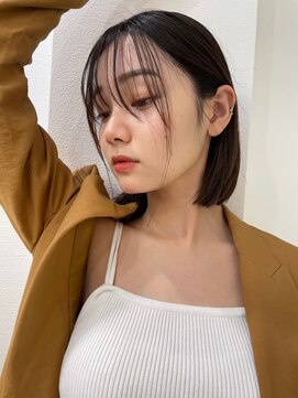 シックスバイギンザロンド 名古屋(six by ginza Lond) シースルーバング 韓国ヘア 《石黒翔》