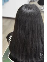 パーマ屋カラフル&nbsp;シンプルな縮毛矯正毛先完全保護