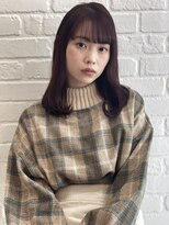 デイジー インデックスヘア 大島店(DAISY index hair)&nbsp;大人かわいいワンカールグレージュカラーココアベージュロング