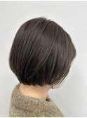 オリーブグレー×ショートボブ【ULUM廣瀬】