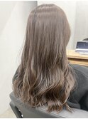 透け透けグレージュカラー