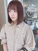 インク ヘアーデザイン(inc. hair design) ピンクボブ