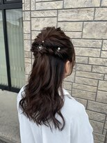 フィオーレ ヘアデザイン(FIORE hair design)&nbsp;ゆるふわハーフアップ