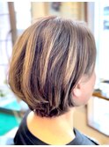 丸みショートボブ