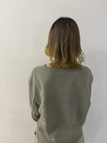 エンドリンク(endlink)&nbsp;ベージュ×イエローフォックスカラーロブ