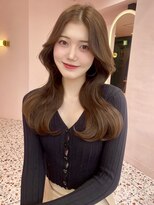 ボタン シブヤ(VOTAN SHIBUYA) ベージュ/韓国ヘア/渋谷/レイヤー/顔まわり/前髪