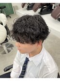 メンズ波巻きスパイラルパーマ