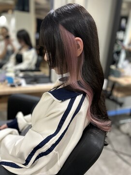 ラフ 難波店(LAFF) #セミディ#シアーカラー#ショートヘア#姫カット#ダークアッシュ