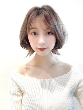 ジュネス 銀座(JYUNESU) ボブウルフ外国人風カラーココアベージュ透明感20代30代40代銀座