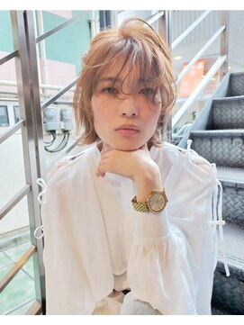 パープル(purple) ふんわりシナモンベージュ