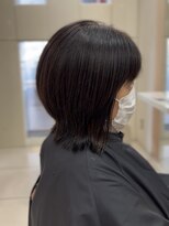 ミングル(MINGLE)&nbsp;ヘルシースタイル大人ショート30代40代50代ブルーグレージュ