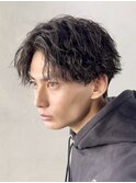 渋谷センターパート緩めツイストスパイラルパーマフェザーパーマ