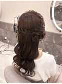 サイドお団子【クランソア】ヘアメ/ヘアセット/心斎橋