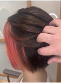 【isola】ショートボブ/フェイスフレーミング/イヤリングカラー