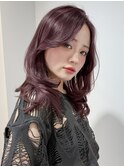 イメチェン外ハネボブ美髪ワイドバングミディアムレイヤーカット