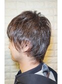 メンズショートウルフ