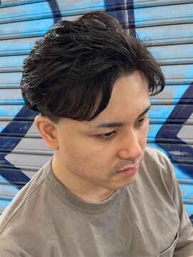 フェザーショート/郡山/理容室/メンズ/眉毛