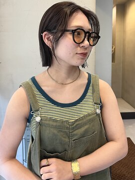 ヘアー アイス ルーチェ(HAIR ICI LUCE) 前髪なし/タッセルボブ/上田