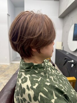 ジュベ 別府店(juve.) 別府ショートボブ顔まわりレイヤーカット髪質改善カラー30代