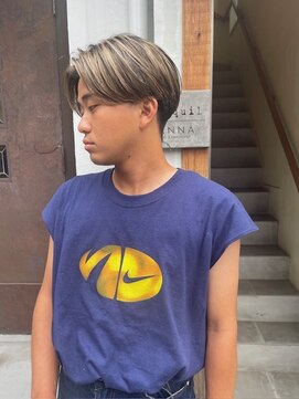カンナ オーガニック ヘアデザイン(CANNA ORGANIC & HAIR DESIGN) ハイライトメンズショート