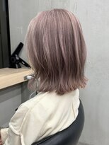 ギークス(GEEKS)&nbsp;【GEEKS渋谷】スモーキーピンク/レイヤーボブ/秋カラー/20代30代