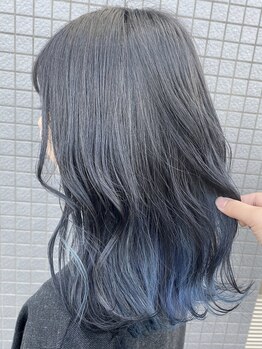 ブルーバイブレーション BlueVibrationの写真/一人一人に合った最新トレンドスタイルをご提案!難易度高めなデザインカラーも[BlueVibration]にお任せ☆