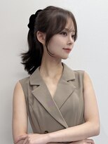 ハピネス 梅田茶屋町店(HAPPINESS)&nbsp;韓国風/レイヤーカット/顔周り/顔まわり/髪質改善/ベージュ