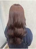 りこ担当♪ツヤ感ピンクブラウン