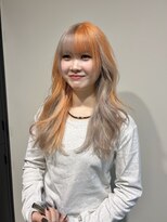 エデル(edel)&nbsp;ロングブラックカラー×顔まわりカット