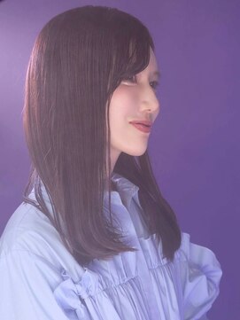 アンアタッシュ(UNE ATTACHE) Mistoria髪質改善ストレート × 顔周りレイヤー × トレンドヘア