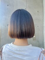 オーガニック ライフ 若葉 鶴ヶ島(organic+life)&nbsp;冬の清潔感◎ミニボブグラデーション×ナチュラルブラウン