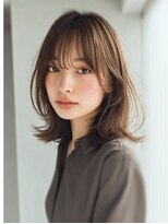 ダル 渋谷/表参道(DAL.)&nbsp;顔周りカットハッシュカットダークブラウンワンホンレイヤー