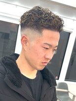 一鳳庵　【イオアン】&nbsp;刈り上げアップバング メンズカット フェード