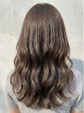アークスヘアー 艶感べージュ★スタイリング簡単艶髪ロングヘアウェーブアレンジ