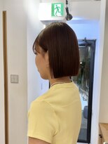 リンダ(LYNDA)&nbsp;艶感コンパクトボブ｜切りっぱなし｜地毛風縮毛矯正