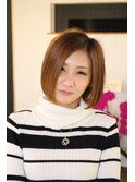 ツヤ感抜群!!ナチュラルボブ!!