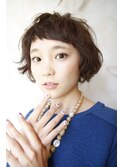 大人かわいい・ボブ・ナチュラルボブ・小顔・前下がり・大人ボブ