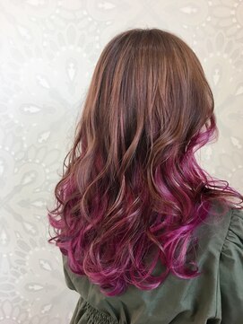 エメラ ヘア ドレッシー(EMERA hair Dressy) カシスカラーのアンダーデザインが魅了する!