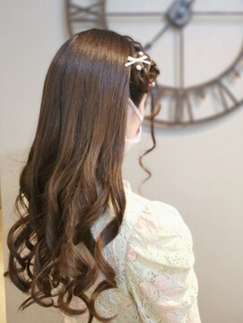 ヘアセットサロン ミント(Hair set salon MINT) フルールハーフアップ