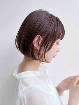 トルネード(TORNADO) 大人ショートボブ ミニボブ 前髪あり 丸みひし形丸顔面長K1015