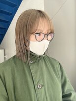 ソーコ 渋谷(SOCO) ベージュカラーブラウンカラーケアブリーチダブルカラー髪質改善